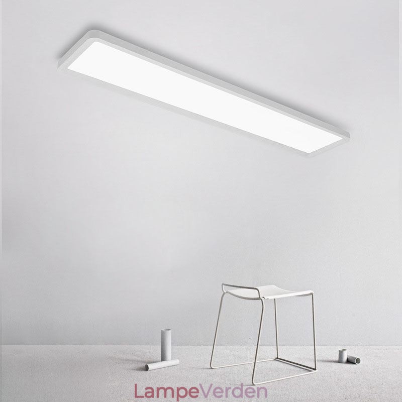 Panel Flush Mount Nordic Super Tynd rektangel Loftslampe Home Lighting Light