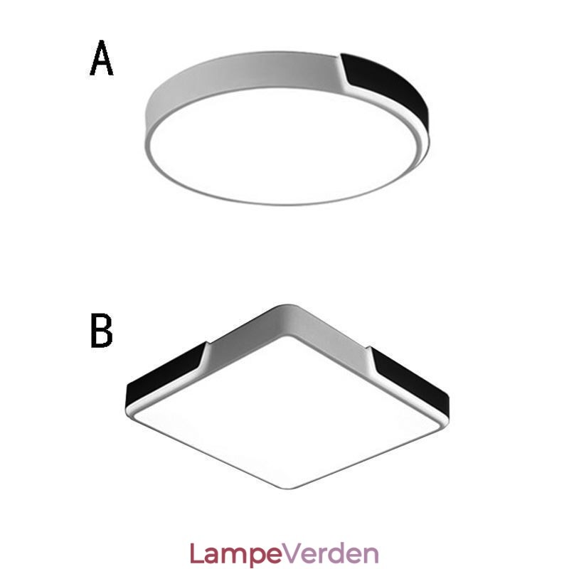 Moderne enkel flush Mount cirkulær loftslampe