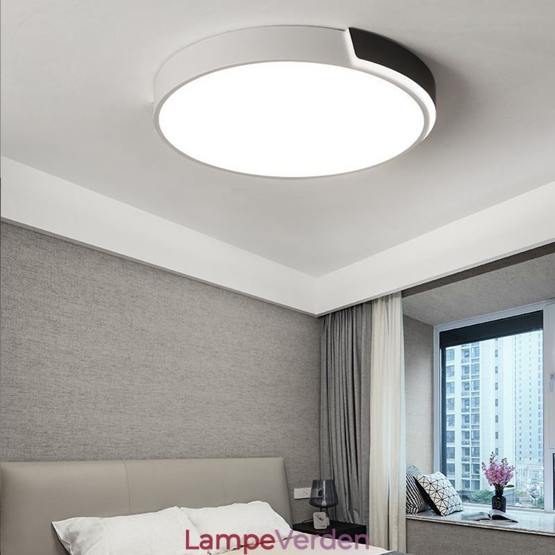 Moderne enkel flush Mount cirkulær loftslampe