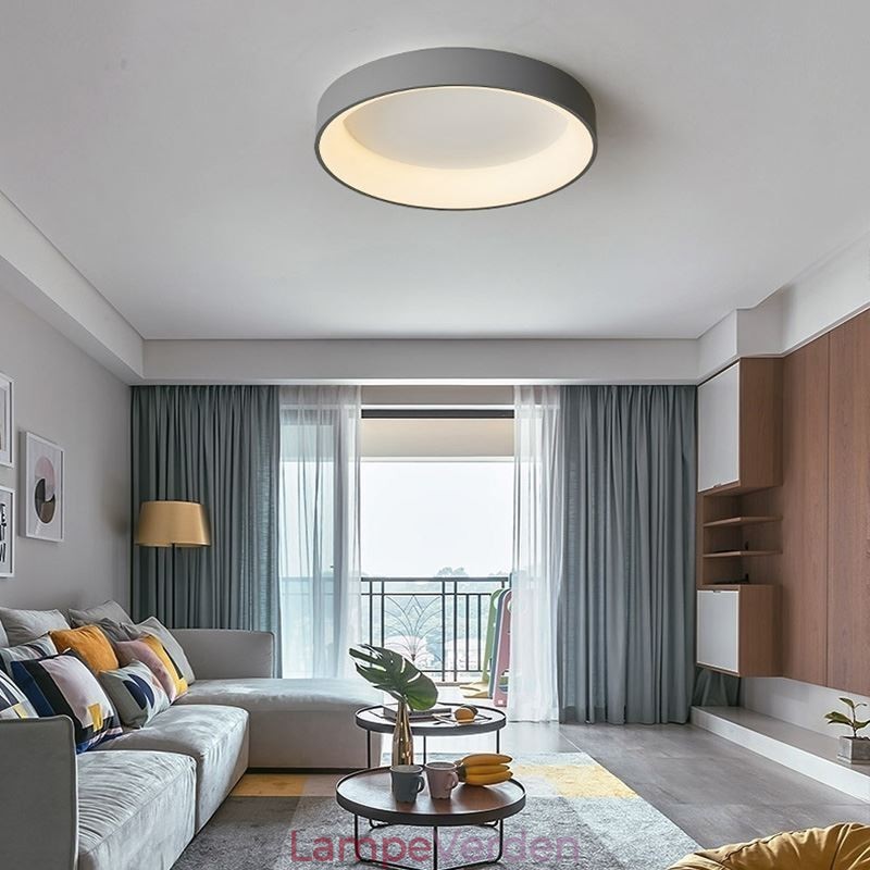 Flush Mount Modern Rund Loftslampe Energisparelampe