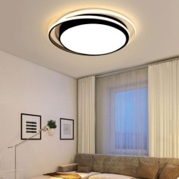 Moderne Simple Flush Mount Geometrisk Loftslampe Firkantet Frame Lamp Light