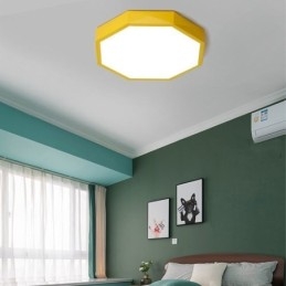 Moderne Flush Mount Special Hexagon Design Loftslampe Ultra tynd lampe Light