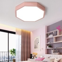 Moderne Flush Mount Special Hexagon Design Loftslampe Ultra tynd lampe Light