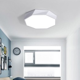 Moderne Flush Mount Special Octagon Design Loftslampe Ultratynd Lampe Light