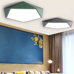 Moderne Flush Mount Diamond Design Loftslampe Ultratynd Home Lighting Light