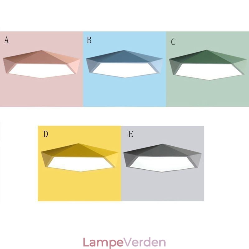 Moderne Flush Mount Diamond Design Loftslampe Ultratynd Home Lighting Light