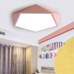 Moderne Flush Mount Diamond Design Loftslampe Ultratynd Home Lighting Light