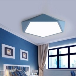 Moderne Flush Mount Diamond Design Loftslampe Ultratynd Home Lighting Light