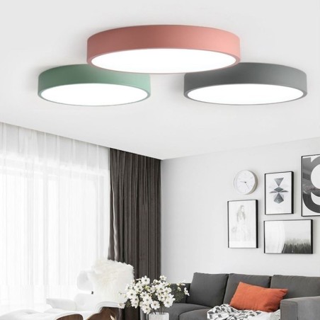 Moderne Flush Mount Rund Loftslampe Ultratynd Home Lighting Light Moderne Flush Mount Rund Loftslampe Ultratynd Home Lighting Light