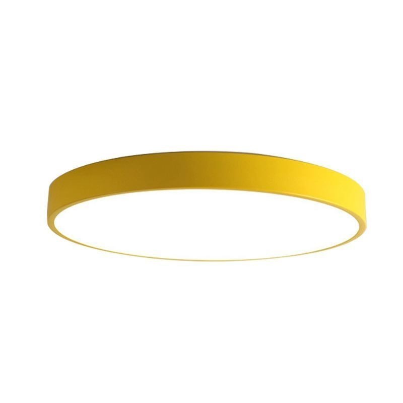 Moderne Flush Mount Rund Loftslampe Ultratynd Home Lighting Light