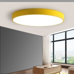 Moderne Flush Mount Rund Loftslampe Ultratynd Home Lighting Light
