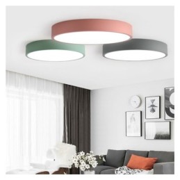 Moderne Flush Mount Ultra Thin Ceiling Light Rund Lamp Light