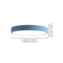 Moderne Flush Mount Ultra Thin Ceiling Light Rund Lamp Light
