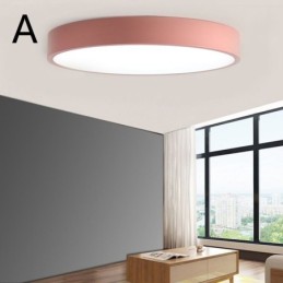 Moderne Flush Mount Ultra Thin Ceiling Light Rund Lamp Light
