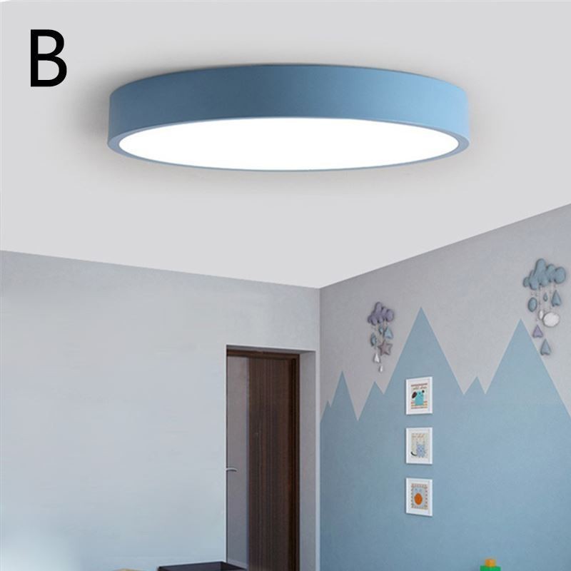 Moderne Flush Mount Ultra Thin Ceiling Light Rund Lamp Light