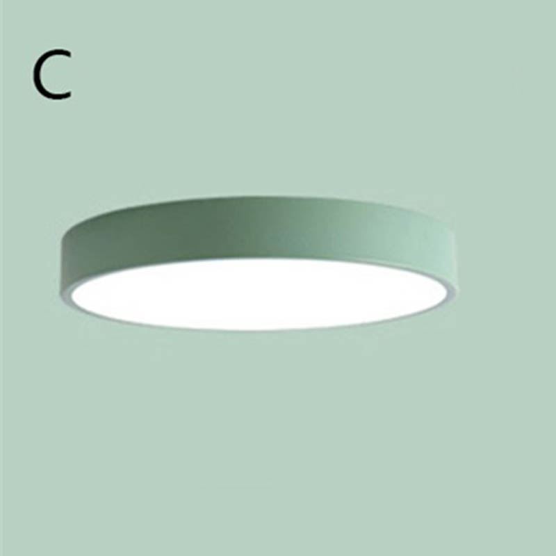 Moderne Flush Mount Ultra Thin Ceiling Light Rund Lamp Light