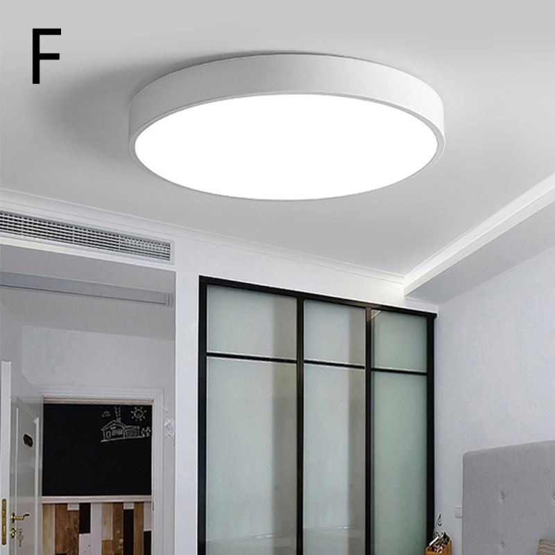 Moderne Flush Mount Ultra Thin Ceiling Light Rund Lamp Light