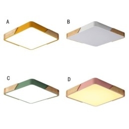 Simpel flush Mount træramme loftslampe Super tynd design lampe Dinging Light
