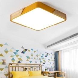 Simpel flush Mount træramme loftslampe Super tynd design lampe Dinging Light