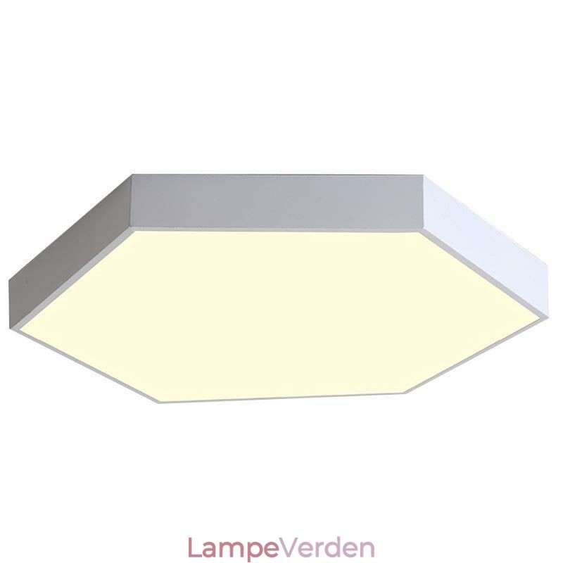 Moderne simpel, indsænket sekskantet loftslampe