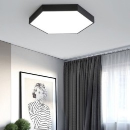 Moderne simpel, indsænket sekskantet loftslampe