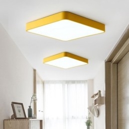 Simlpe Flush Mount tyndt firkantet lys Energibesparende loftslys