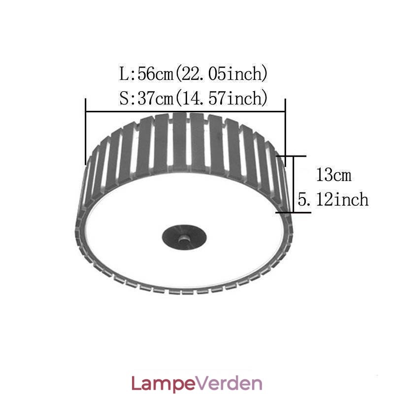 Stor Bamboo Flush Mount kinesisk kreativ loftslampe børnebelysning