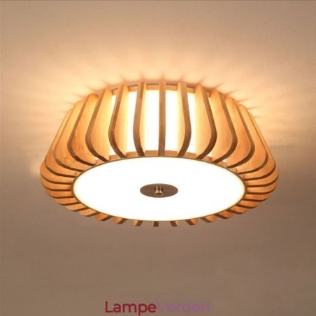 Nordic Round Flush Mount Creative Bamboo Loftsbelysning Nordic Round Flush Mount Creative Bamboo Loftsbelysning