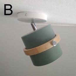 Rund Macaron Spotlight Kromatisk Loftslampe (Enkelt Lys)