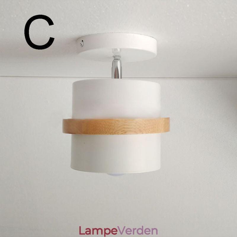 Rund Macaron Spotlight Kromatisk Loftslampe (Enkelt Lys)