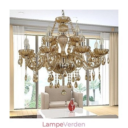 Moderne moderne lysekrone i krystalglas Moderne moderne lysekrone i krystalglas