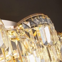 Krystal Flush Mount luksus rund krystal dekoration loftslampe