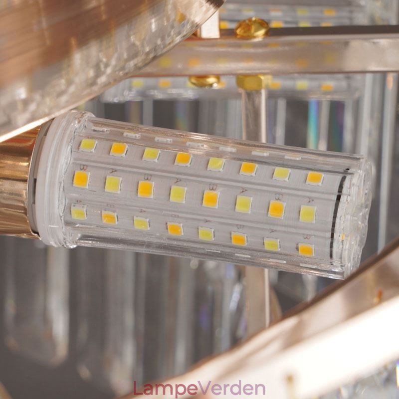 Krystal Flush Mount luksus rund krystal dekoration loftslampe