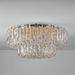 Luksus krystal Flush Mount rund krystal dekoration loftslampe