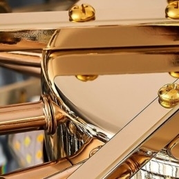 Krystal Flush Mount Rund Krystal Dekoration Loftslys Crystal Shell Lampeskærm