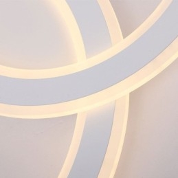 Moderne Simple Flush Mount Letter C akryl loftslampe