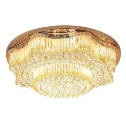 Moderne Flush Mount Crystal Ceiling Light Luksus rund belysning