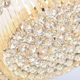 Moderne Flush Mount Crystal Ceiling Light Luksus rund belysning