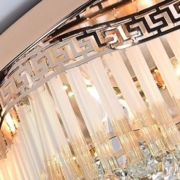 Moderne Flush Mount Crystal Ceiling Light Luksus rund belysning