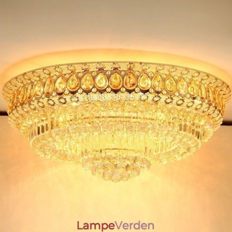 Flush Mount Crystal Modern Simple Ceiling Light Kreativ rund belysning Flush Mount Crystal Modern Simple Ceiling Light Kreativ rund belysning