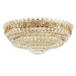 Flush Mount Crystal Modern Simple Ceiling Light Kreativ rund belysning