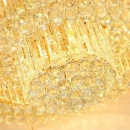 Flush Mount Crystal Modern Simple Ceiling Light Kreativ rund belysning