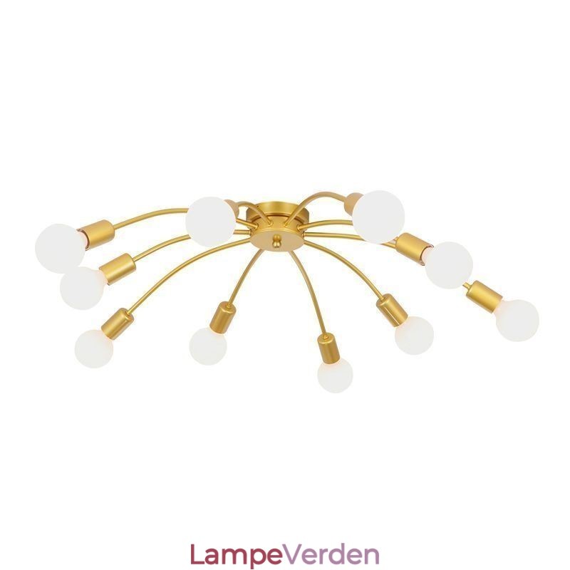 Loft Spider Lampe Antik Klassisk Flush Mount Spisestuelampe 8 10 Arme