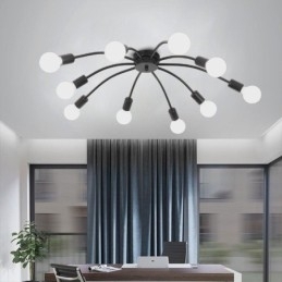 Loft Spider Lampe Antik Klassisk Flush Mount Spisestuelampe 8 10 Arme