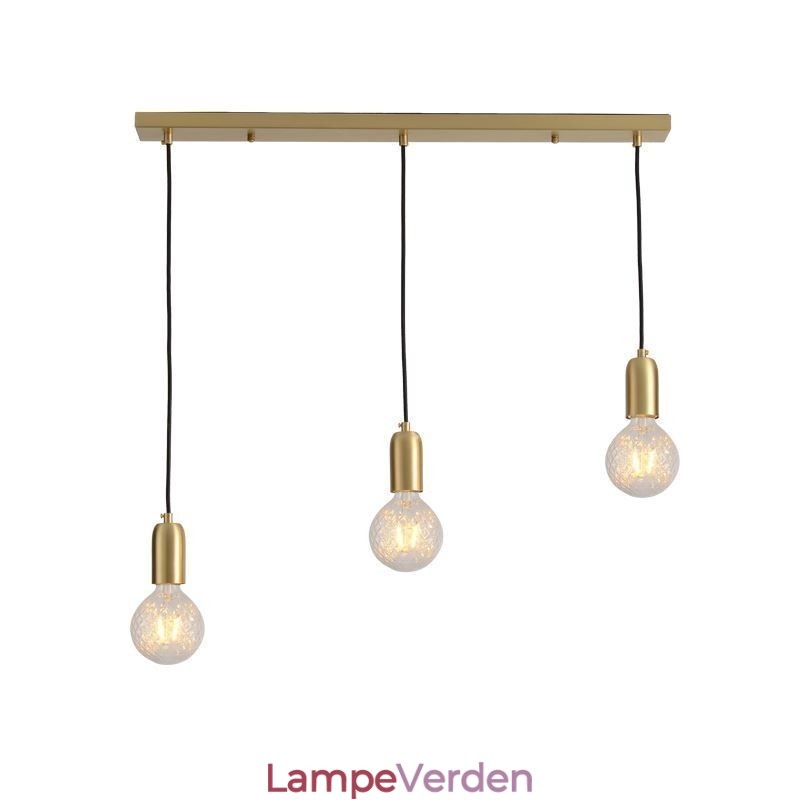 Nordic Brass 3 Pendel Cluster Light Island Creative Minimalistisk lysarmatur