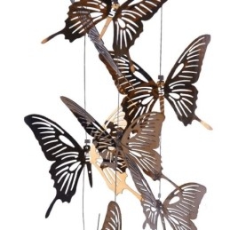 Glas Pendel Creative Nordic Cylinder Lampe Butterfly Light
