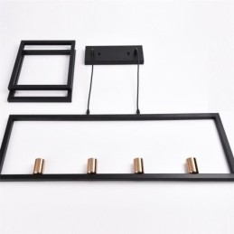 4 Light Pendel Light Industrial Style Lightingway