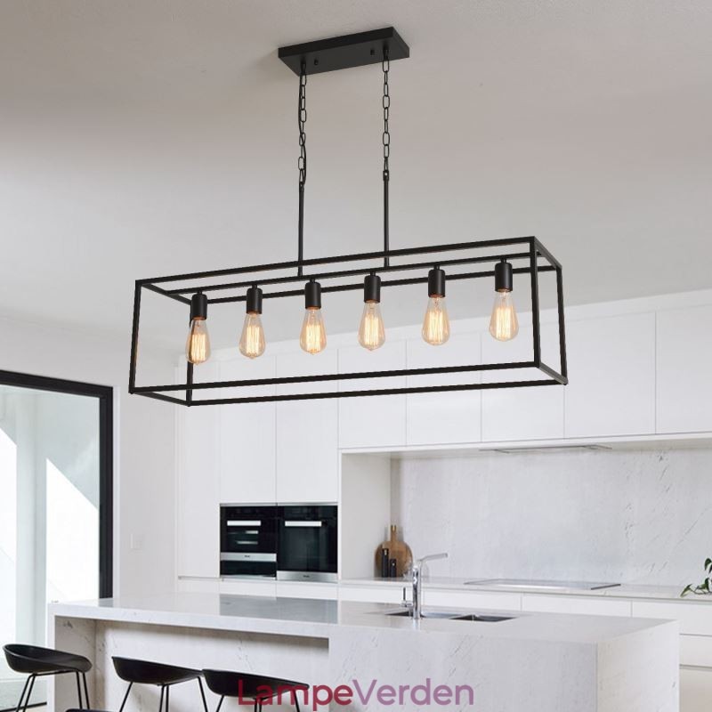 Farmhouse Pendant belysningsarmatur Ø hængende lys 6 lys
