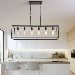 Farmhouse Pendant belysningsarmatur Ø hængende lys 6 lys