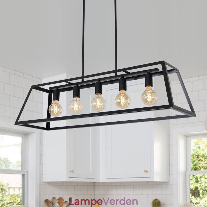 Industriel metal pendel Trapezformet hængende loftslampe